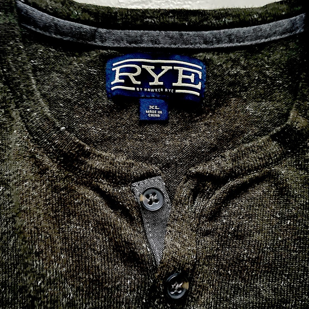 HAWKER RYE XL Olive Green NWOT Sweater